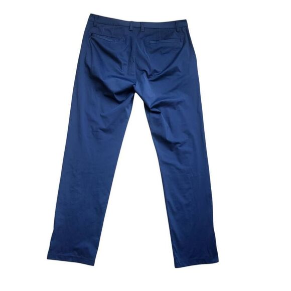 Rhone Commuter Pants Mens 35 Classic Performance Athleticwear Golf Blue - Picture 2 of 4